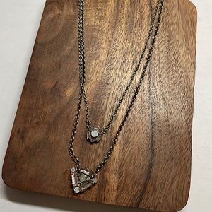 Sorrelli Double Pendant Necklace